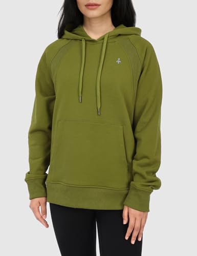 Orolay Women's Casual Hoodies Long Sleeve Sweatshirts Pullover Tops Fashion Spring Activewear with Pocket Green X-Small