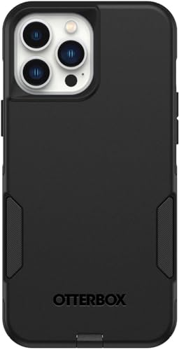 OtterBox iPhone 13 Pro Max & iPhone 12 Pro Max Commuter Series Case - Black, Slim & Tough, Pocket-Friendly, with Port Protection