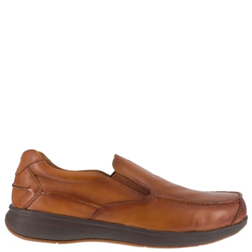 Florsheim Work Bayside Men's Steel Toe Dress Slip-on Shoe Cognac - 10 Medium