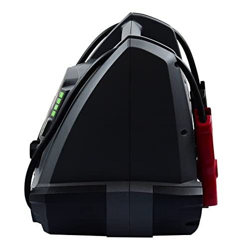 Schumacher Electric FR01337 Rechargeable AGM Jump Starter for Gas, Diesel Vehicles - 1200A with Air Compressor and 12V USB/AC Power Station to Charge Phones, Accessories
