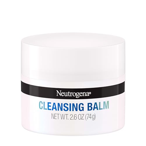 Neutrogena Makeup Melting Cleansing Balm, Face Cleansing Balm to Gently Melt Away Dirt, Oil, Makeup & Waterproof Mascara Leaving Skin Soft & Conditioned, Fragrance- & Paraben-Free, 2.6 oz