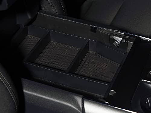 ARMORDILLO USA 8714072 Center Console Organizer Tray Storage Insert - Textured Black Compatible with 2021-2023 Ford F150/F-150/Raptor