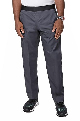 Chef Works Men's Lightweight Slim Fit Pants, Charcoal, X-Small