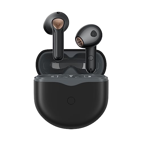 SoundPEATS Air4 Wireless Earbuds with Snapdragon Sound AptX Adaptive Lossless, Qualcomm QCC3071 Bluetooth 5.3 Earphones with Boost Bass, 6 Mics CVC, Low Latency, 26Hrs, Multipoint Connection