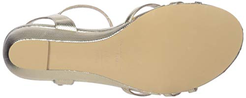 Paradox London Pink Women's Tessa Wedge Sandal, Silver, 11