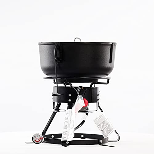 King Kooker Model # 1204 Jambalaya Cooker and 4 Gallon Cast Iron Pot