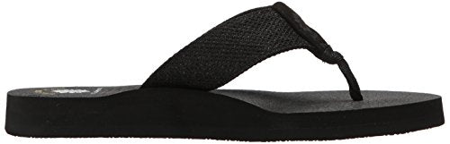 Yellow Box Women's Dax Sandal, Black, 6 M US