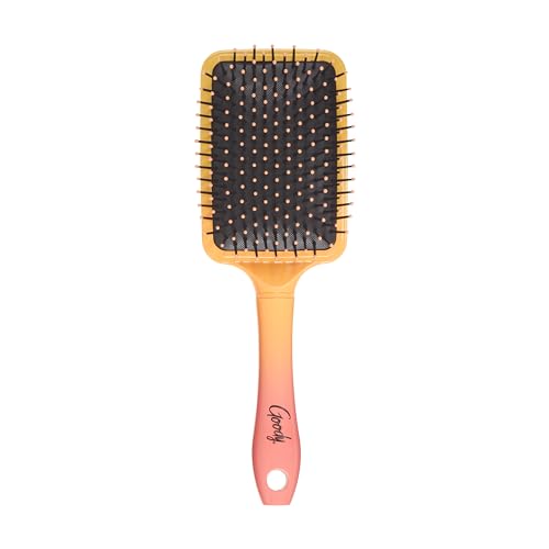 Goody Dream Detangle Paddle Brush, Yellow, Orange, & Pink Ombre 1 CT