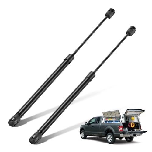 BDFHYK C16-15208 16in/45Lbs (200N) Gas Shocks Struts for Leer are Camper Shell Topper Rear Window Bed Cover, Cabinet Door, Outdoor Bench lid, Toolbox, Boat lid, Set of 2