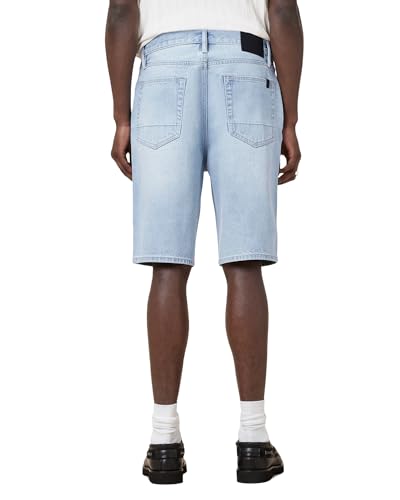 AllSaints Men's Alva Short, Pale Indigo Blue