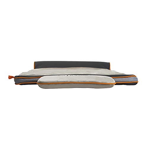 Homedics Yoga Fitness Back and Lumbar Stretching Mat with Air Compression and 3 Levels of Intensisty, Silver