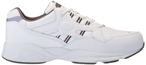 Propét Men's Stability Walker White/Taupe 8 Medium US