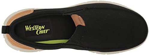 Western Chief Men's Lightweight EVA Boardwalk Casual Shoe Sneaker, Black, 8