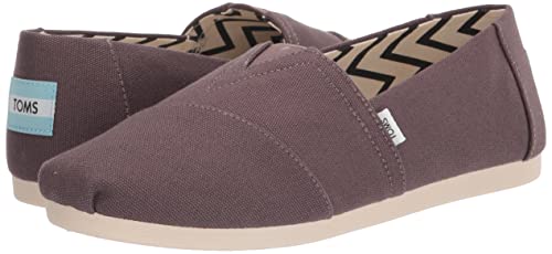 TOMS mens Alpargata Loafer Flat, Grey, 12 US