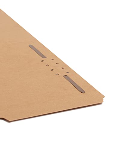 Smead Fastener File Folder, 1 Fastener, Reinforced 1/3-Cut Tab, Legal Size, Kraft, 50 Per Box (19834)