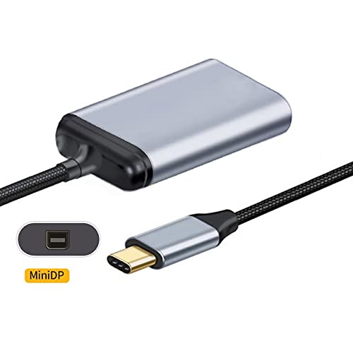 cablecc USB-C Type C to Mini DP Displayport Cable Adapter 4K 2K 60hz for Tablet & Phone & Laptop