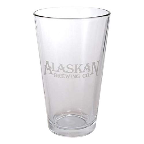 Alaskan Brewery Signature White Satin Pint Glass