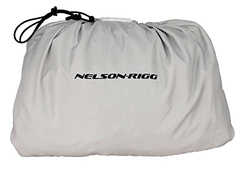 Nelson Rigg Solo Storm Rain Jacket, Waterproof, Breathable, and Packable, Black, Small