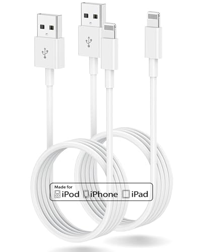 4 Pack 3ft iPhone Charger Apple MFi Certified, Apple Lightning to USB Cable 3 Feet, High Fast/Data Sync Apple Charging Cable Cord 3 Foot for iPhone 13/12Mini/11 Pro/11 Pro Max/XS/XR/8/7/6s/6/5S,iPad