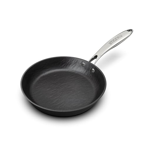 imarku Non Stick Frying Pans - 8 inch Frying Pan Nonstick Skillet, Egg Pan Omelette with Cool Stainless Steel Handle, Dishwasher Safe, Free of PFAS&PFOA, Easy Cleanup, Oven Safe Cooking Pan