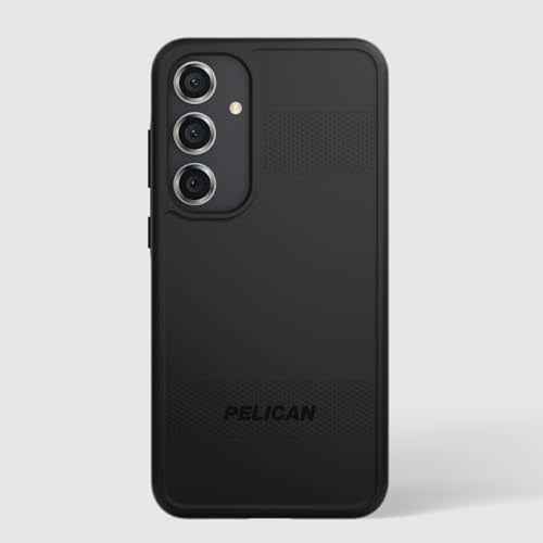 Pelican Protector - Samsung Galaxy S24 Plus Case [6.7"] [16ft MIL-STD Drop Protection] [Wireless Charging] Phone Case for Samsung Galaxy S24 Plus - Slim, Rugged Cover w/Anti Scratch Tech - Black