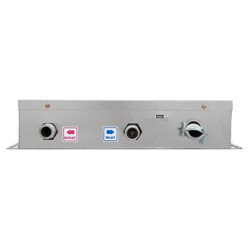 iHeat Tankless AHS18-D 240V 75A 18KW Stainless Steel Enclosure 3/4" MIP 16" by 13.5" by 3.5" Electric Water Heater, 13.7 lb