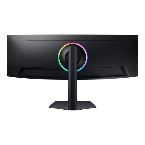 SAMSUNG 49-Inch Odyssey G9 Series DQHD 1000R Curved Gaming Monitor, 1ms(GtG), VESA DisplayHDR 1000, 240Hz, AMD FreeSync Premium Pro, Height Adjustable Stand, LS49CG954ENXZA, 2024