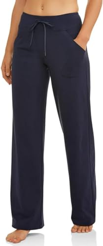 Athletic Works Women's Plus-Size Dri-More Core Relaxed Fit Workout Pant, Navy, 5X