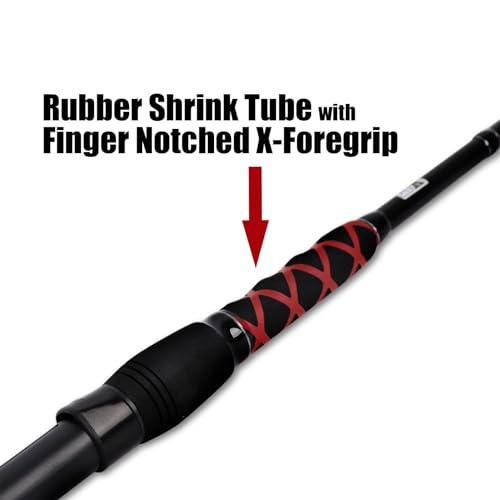 Fiblink Surf Spinning Fishing Rod Carbon Fiber Travel Fishing Rod (9' - 2pcs - MH)