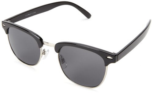 A.J. Morgan Soho Rectangular Sunglasses, Black, 52 mm