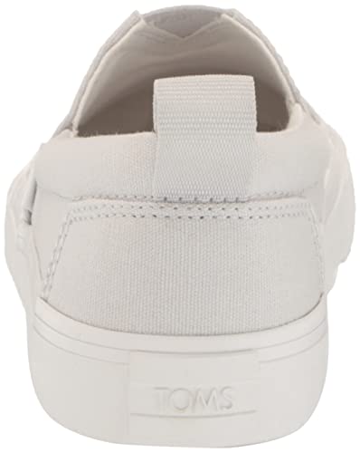 TOMS Boy's Alpargata Fenix Slip-On Sneaker, Lunar Grey, 5 Big Kid