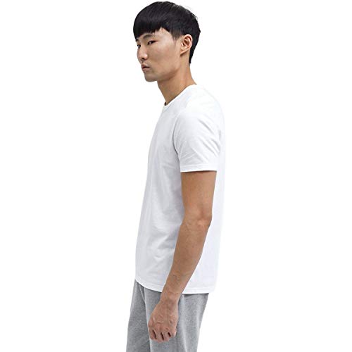 Reigning Champ Men's Lightweight Jersey T-Shirt 2 Pack, Heather Grey, XS