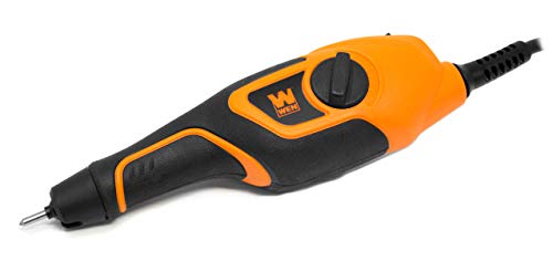 WEN 21D Variable-Depth Carbide-Tipped Engraver for Wood and Metal , Lightweight, Variable Speed, Compact, Orange