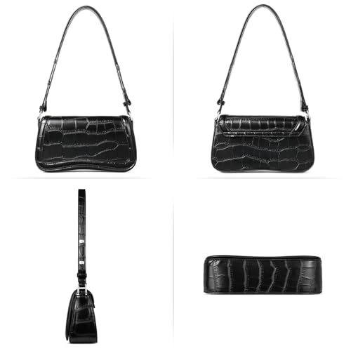 CLUCI Small Shoulder Bags,Purses for Women Vegan Leather Crossbody Handbag Clutch Hobo Purse
