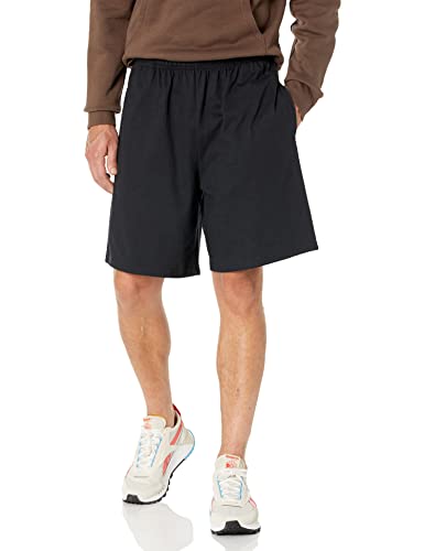 Soffe Men's Classic Cotton Pocket Short, Gunmetal/Black (2 Pack), Medium