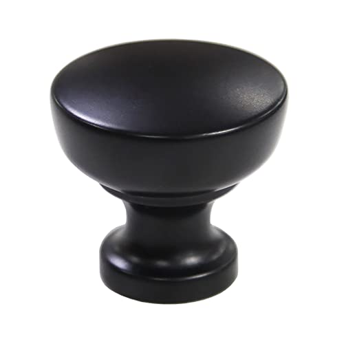 Design House 189209 Brody Knobs for Kitchen Bathroom Closet Dresser Cabinets, 10-Pack, Matte Black