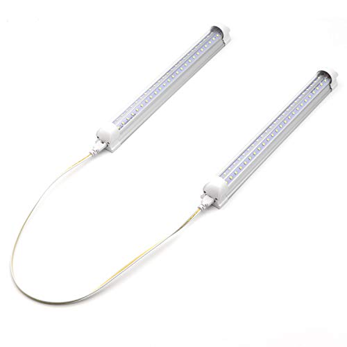 2FT 24inch T5 T8 Tube Light Fixture LED Linkable Cords, Double end Connector Cable, Power Extension Wire for LED Integrated Single Fixture, Shop light, Garage Light, Under Cabinet Light, Pack of 4