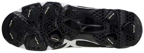 Mizuno Men's 9-Spike Ambition 2 Baseball Shoe, Royal-White, 12
