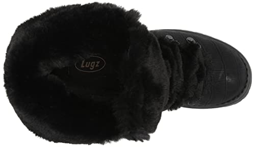 Lugz Women's Adore Fur Classic Chukka Fashion Boot, Black, 11, M