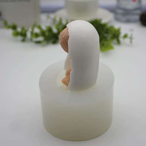 Baby in Egg Mold Baby Mold Egg Mold Baby Resin Mold Clay Mold Candle Making Molds Craft Supplies 3D Mold Silicone Mold for Resin Resin Casting Mold