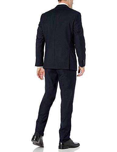 Adam Baker by Creative Men's CT701/05-3 Piece Single Breasted Classic Fit Vested Suit - Grey- 58R