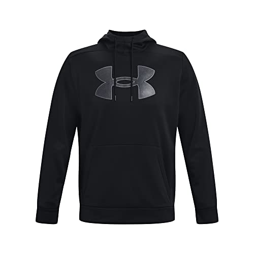 Under Armour Mens Big Logo ArmourFleece Hoodie, (782) Rise/Rise/Black, 4X-Large Tall