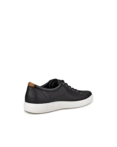ECCO Men's Soft 7 Sneaker, Black, 8-8.5
