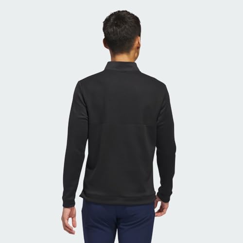 adidas Men's Ultimate365 Textured Quarter-Zip Top, SILPEB