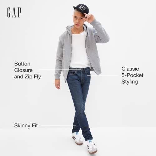 GAP Mens Soft High Stretch Skinny Fit Jeans, Washed Black, 31W x 32L US