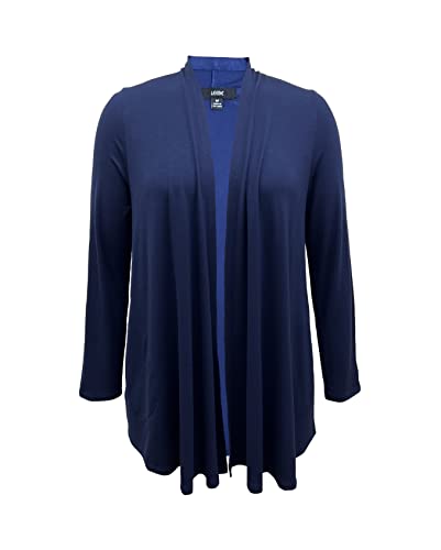 Open Front Cardigan (Navy, S)