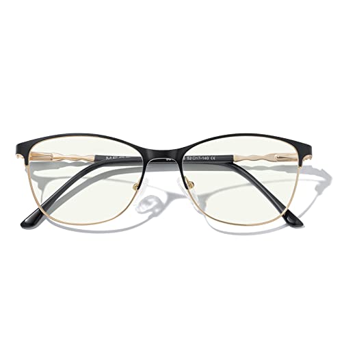 MERRY'S Cat Eye Reading Glasses for women Metal Frame Women's Blue Light Blocking Glasses