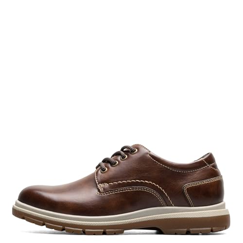 Florsheim Lookout Plain Toe Ox Jr Boys ToddlerYouth Oxford 3 M US Little Kid Chestnut