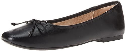 The Drop Women's Pepper Ballet Flat with Bow, Black, 12