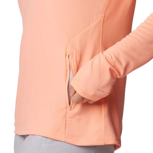 Columbia Women's PFG Solar Stream Long Sleeve, Tiki Pink, Small